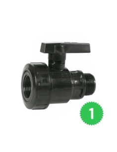Valvola a sfera PVC monoghiera maschio/femmina