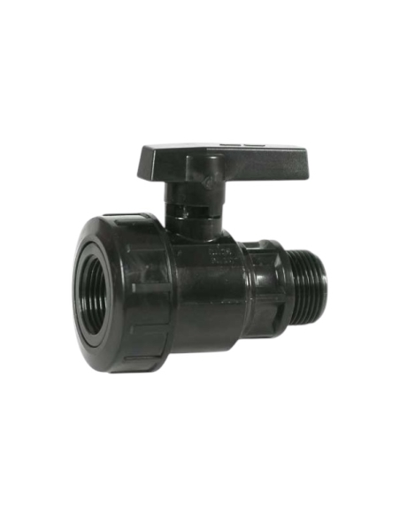 Valvola a sfera PVC monoghiera maschio/femmina