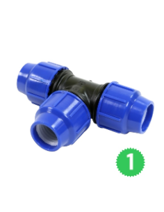 Raccordo alta pressione T-TEE 90° in PVC