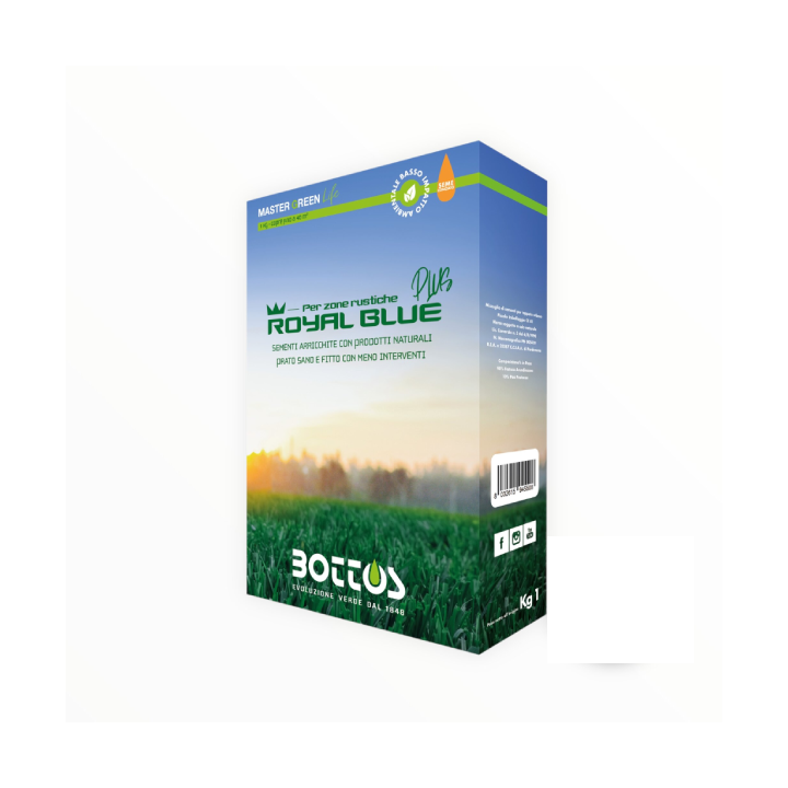 Master Green Life Royal Blue Plus Kg 1 Seme Conciato Bottos