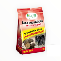 Esca rondenticida Ratadiol Grano 27 KG 1.5