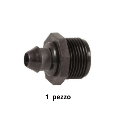 Derivazione portagomma 12mm con filetto maschio 3/4" IRRITEC