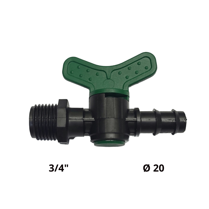 Valvola portagomma - Filetto maschio Ø 20x3/4"