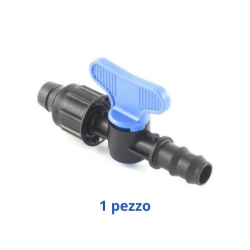 Valvola a sfera portagomma per tape 16mm