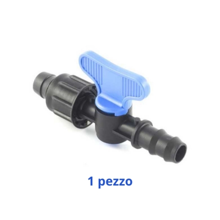 Valvola a sfera portagomma per tape 16mm