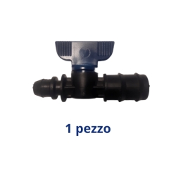 Valvola a sfera derivazione gommino con portagomma 25mm