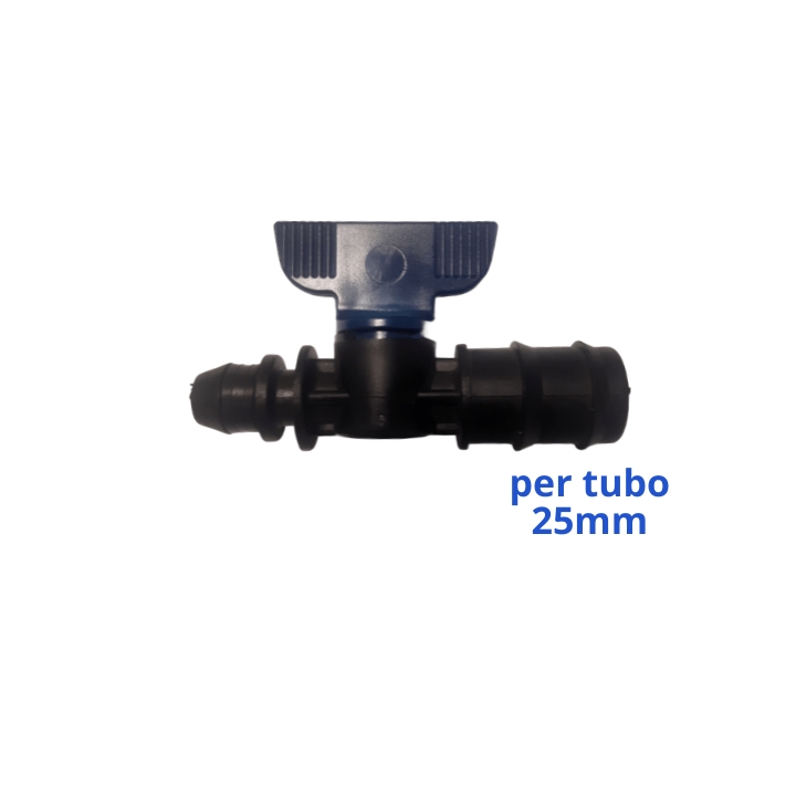 Valvola a sfera derivazione gommino con portagomma 25mm