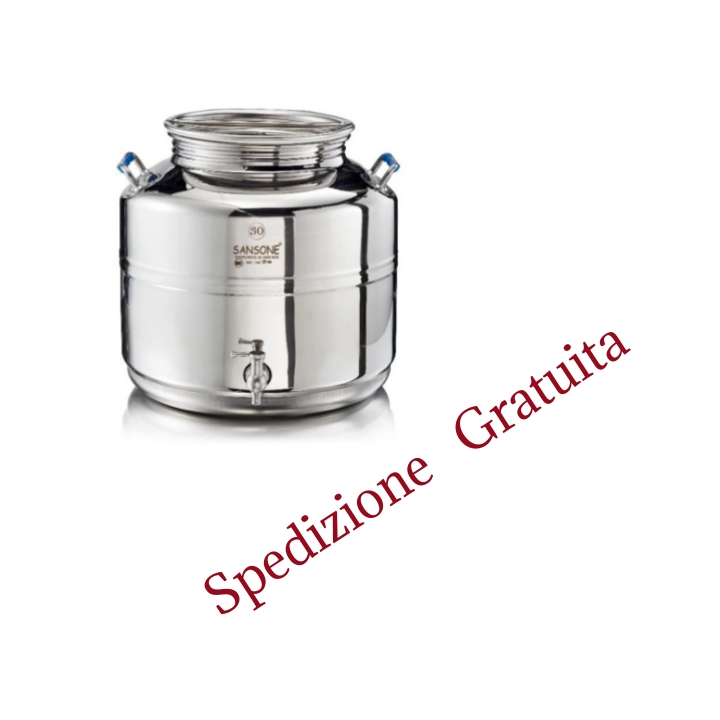 Contenitore in acciaio inox Sansone LT 30