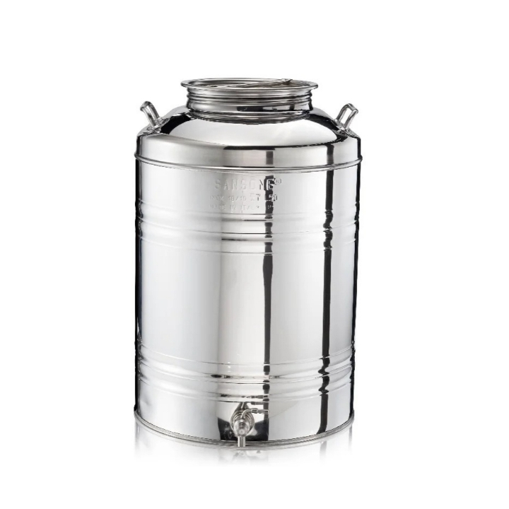 Fusto contenitore graffato Sansone LT 50 p/rubinetto