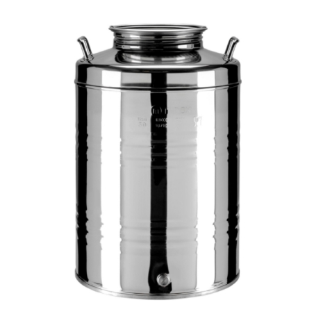 Fusto contenitore graffato per olio MINOX 50 LT