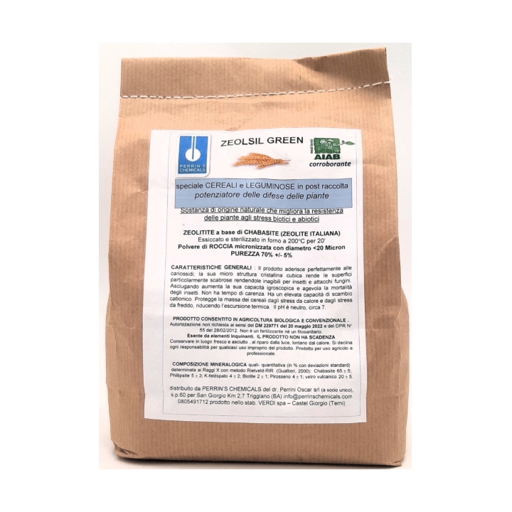 Zeolsil Green Zeolitite a base di Chabasite Kg 1