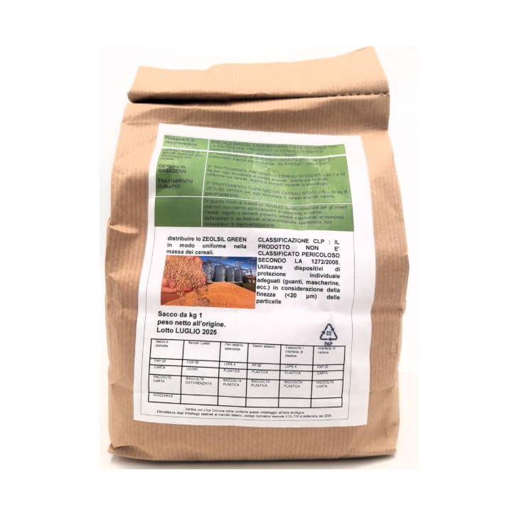 Zeolsil Green Zeolitite a base di Chabasite Kg 1