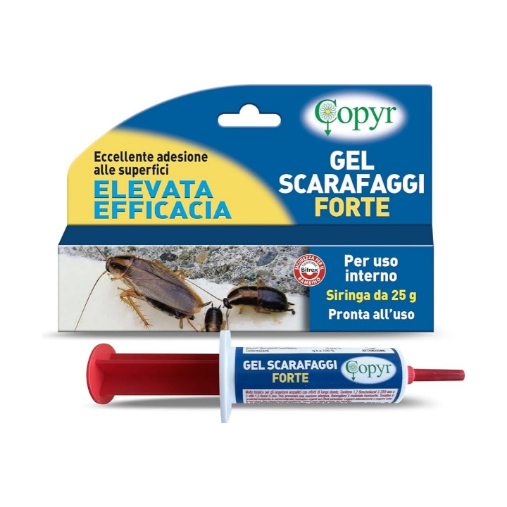 Siringa Gel Scarafaggi 25 gr per uso Professionale Copyr