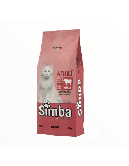 Monge Simba Cat Adult con Manzo KG 20