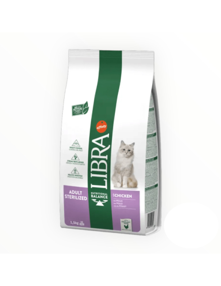 Libra cat adult sterilizzato con pollo KG 10