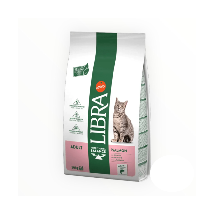 Libra cat adult con salmone KG 10