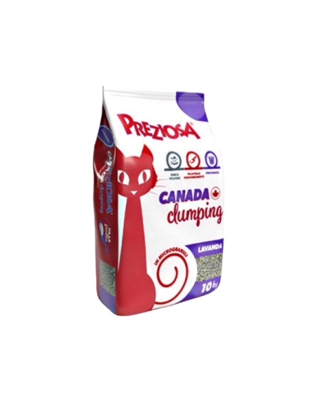 Lettiera preziosa canada clumping lavanda KG 10