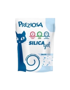 Lettiera preziosa silica gel talco KG 2.25