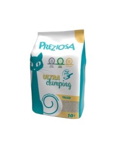 Lettiera preziosa ultra clumping talco LT 10