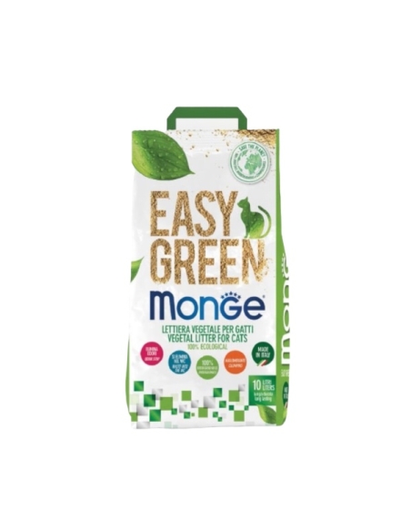 Monge lettiera vegetale easy green 10 LT -  KG 3.6