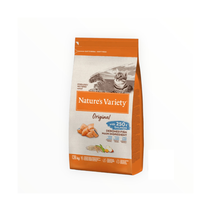 Nature's variety cat orginal Adult sterilized Salmone 300 gr