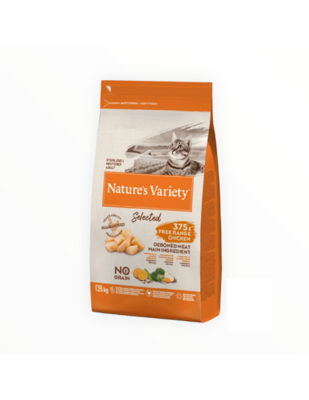 Nature's variety cat selected Adult sterilized Pollo KG 1.25