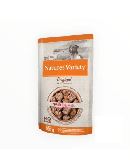 Nature's variety dog mini adult manzo 150 gr