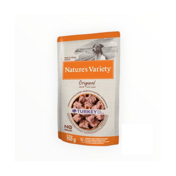 Nature's variety dog mini adult tacchino 150 gr