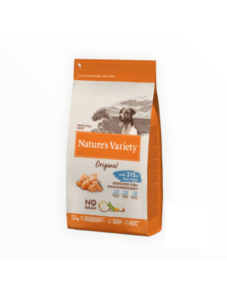 Nature's variety dog original mini adult salmone KG 1.5
