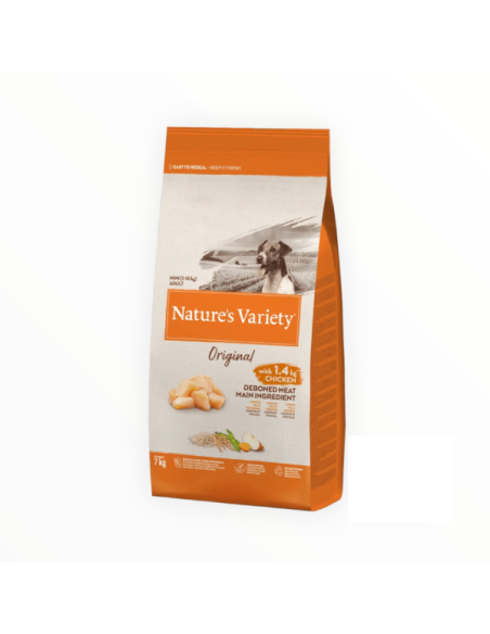 Nature's variety dog original mini adult pollo KG 7
