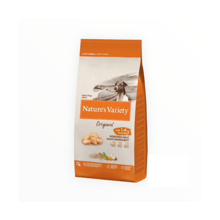 Nature's variety dog original mini adult pollo KG 7