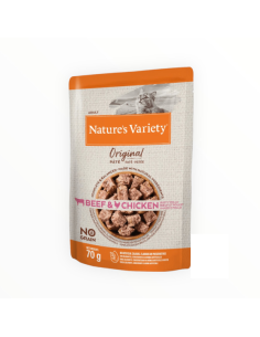 Nature's variety cat pate' Manzo e pollo 70 gr