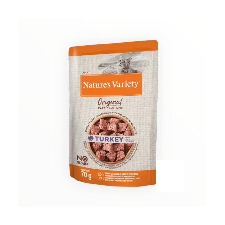 Nature's variety cat pate' Tacchino 70 gr