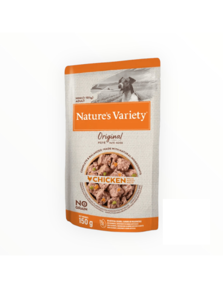 Nature's variety dog mini adult pollo 150 gr