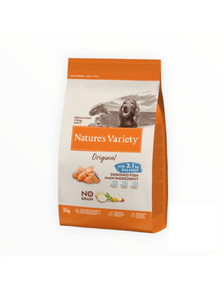 Nature's variety dog original medium-maxi adult salmone KG 10