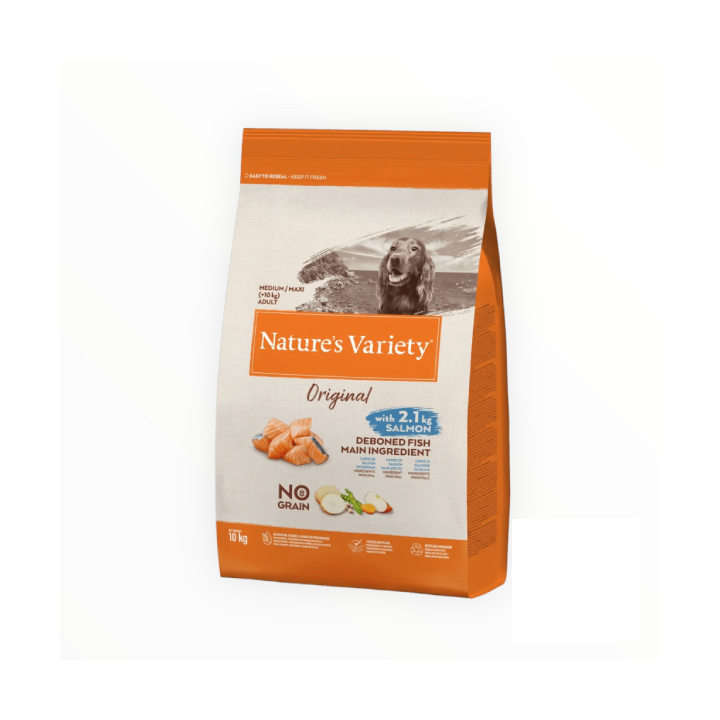 Nature's variety dog original medium-maxi adult salmone KG 10