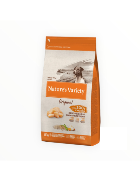Nature's variety dog original mini adult pollo KG 1.5
