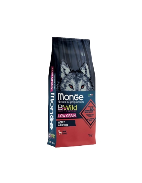 Monge bwild all breeds lowgrain adult cervo KG 12