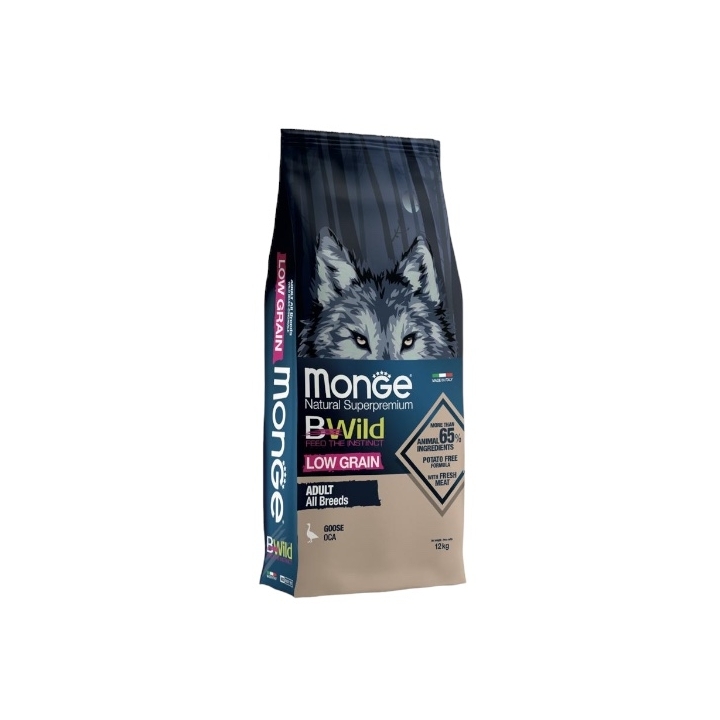 Monge bwild all breeds lowgrain adult oca KG 12