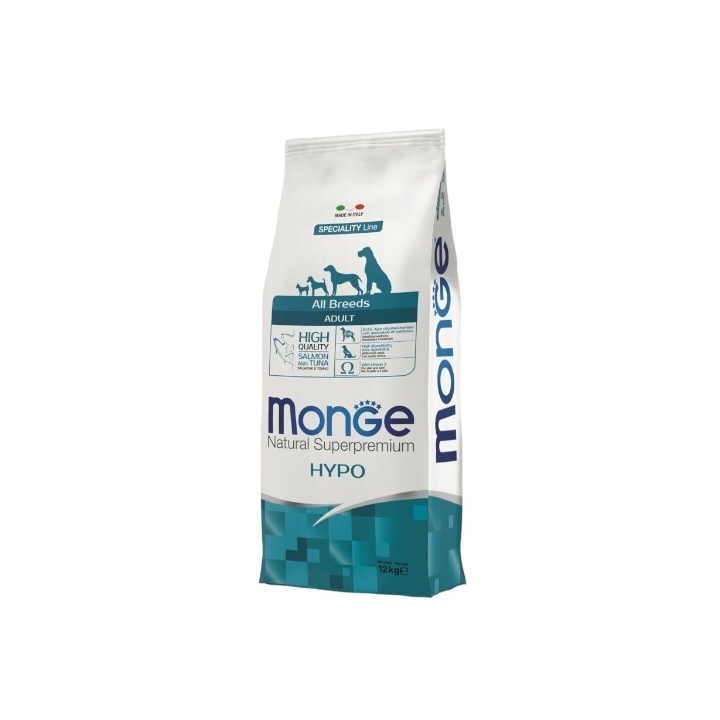 Monge superpremium all breeds adult HYPO salmone e tonno KG 12
