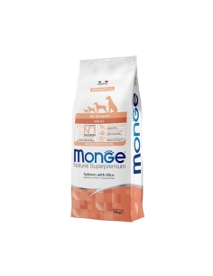 Monge superpremium all breeds adult monoproteico salmone e riso KG 12