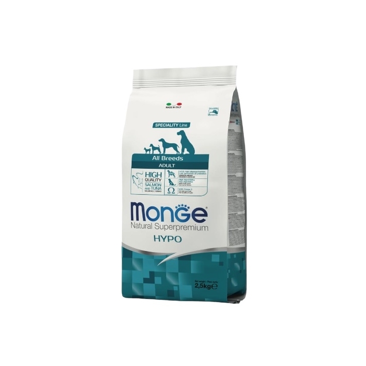 Monge superpremium all breeds adult HYPO salmone e tonno KG 2.5