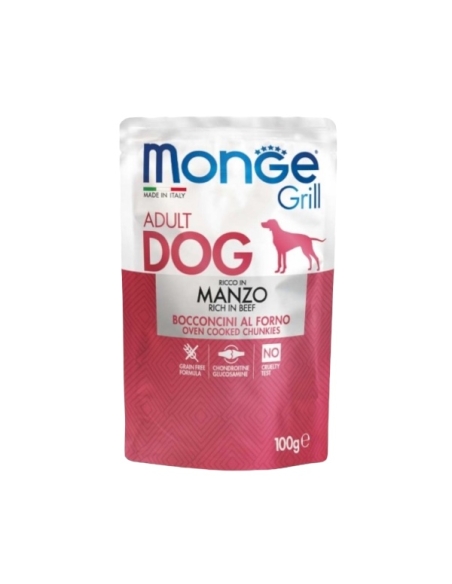 Monge Grill buste Adult Dog manzo 100 gr