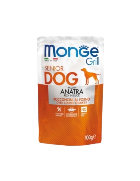 Monge Grill buste Senior Dog anatra 100 gr