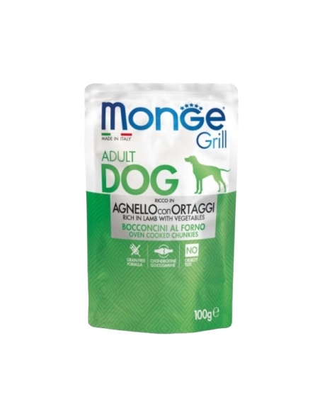 Monge Grill buste Adult Dog agnello con ortaggi 100 gr