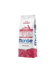 Monge superpremium all breeds Puppy&Junior monoproteico manzo e riso KG 12