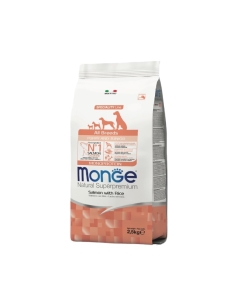 Monge superpremium all breeds Puppy&Junior monoproteico salmone e riso KG 2.5