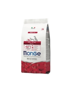 Monge superpremium mini-10 kg adult ricco di pollo KG 3