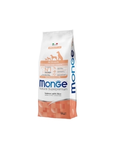 Monge superpremium all breeds Puppy&Junior monoproteico salmone e riso KG 12