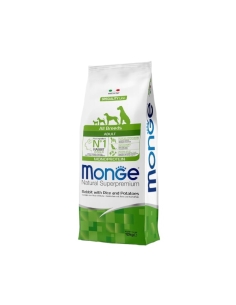 Monge superpremium all breeds adult monoproteico coniglio, riso e patate  KG 12